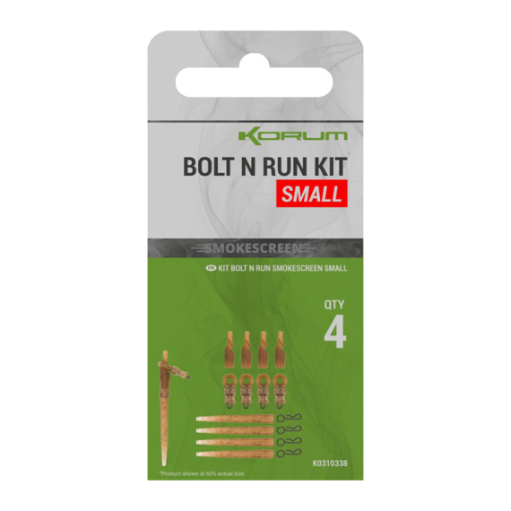 Korum Smokescreen Bolt N Run Kit ryhmässä Koukut & Tarvikkeet / Rigit lisävarusteet / Muut rigitarvikkeet @ Sportfiskeprylar.se (K0310338r)