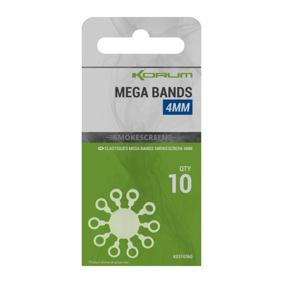 Korum Smokescreen Mega Bands ryhmässä Koukut & Tarvikkeet / Rigit lisävarusteet / Syöttinauhat @ Sportfiskeprylar.se (K0310360r)