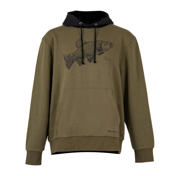 Korum Classic Tench Hoodie ryhmässä Vaatteet ja kengät / Vaatetus / Villapaidat / Hupparit @ Sportfiskeprylar.se (K0350167r)