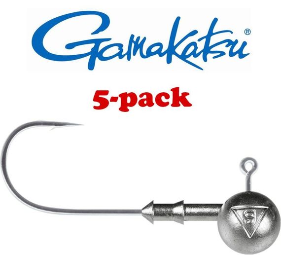 Gamakatsu Jiggskallar-30g 4/0 5-pack ryhmässä Koukut & Tarvikkeet / Jigipäät / Pyöreät jigipäät @ Sportfiskeprylar.se (K7230-040)