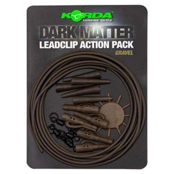 Korda Dark Matter Action Pack Gravel ryhmässä Koukut & Tarvikkeet / Rigit lisävarusteet / Muut rigitarvikkeet @ Sportfiskeprylar.se (KDM002)