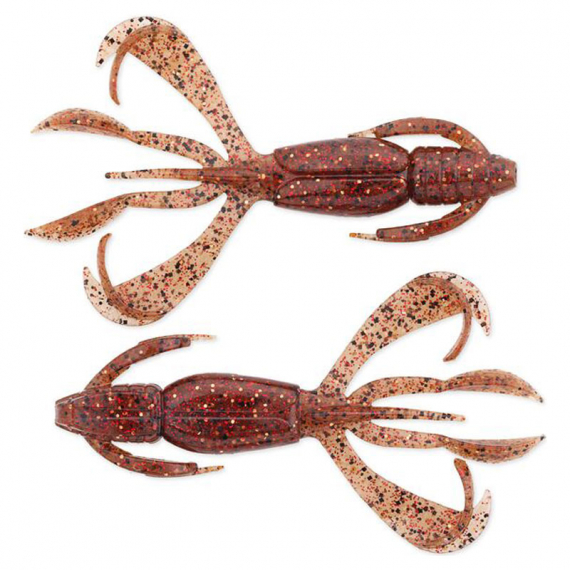Keitech Crazy Flapper 7cm (8pcs) - Ebimiso Red Copper - Vieheet Jigit ja keinosyötit Ravut ja Creaturebaits-syötit Otusjigit