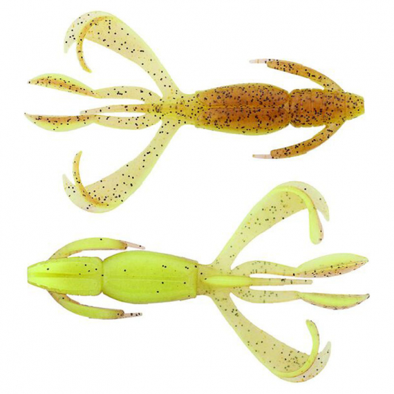 Keitech Crazy Flapper 9,1cm (7pcs) - Hot Brownie - Vieheet Jigit ja keinosyötit Ravut ja Creaturebaits-syötit Otusjigit