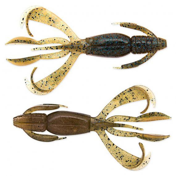 Keitech Crazy Flapper 9,1cm (7pcs) - Green Weenie Blue - Vieheet Jigit ja keinosyötit Ravut ja Creaturebaits-syötit Otusjigit