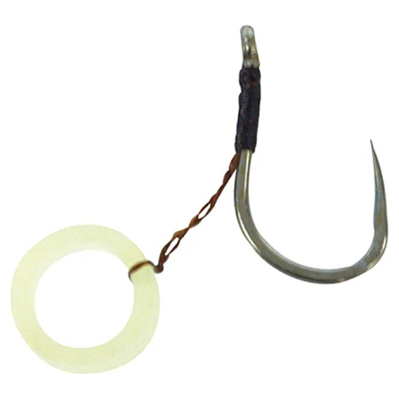 Korum Hook Hairs With Bait Bands ryhmässä Koukut & Tarvikkeet / Valmiit rigit / Specimenrigit @ Sportfiskeprylar.se (KHHBB-10r)
