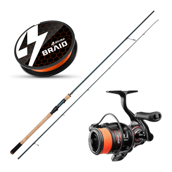 Kinetic Target & 4Strike Vortex Seatrout Spinning Combo ryhmässä Kalastussetit / Virvelisetit / Meritaimen Avokelasetti @ Sportfiskeprylar.se (KINETICVORTEXSEATROUTSET)