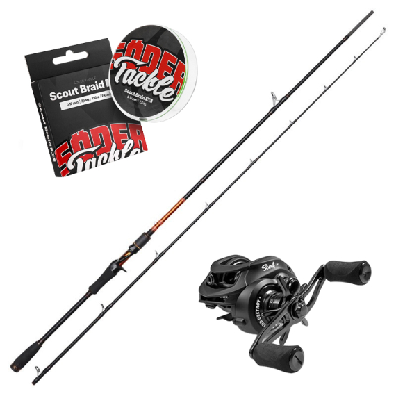 Kinetic Xarann Predator Trigger 225cm 25-75g Combo ryhmässä Kalastussetit / Heittokalastussetit / Hyrräkelasetit Hauki @ Sportfiskeprylar.se (KINETICXARANNSET)