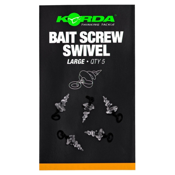 Korda Micro Ring Swivel Bait Screw ryhmässä Koukut & Tarvikkeet / Rigit lisävarusteet / Muut rigitarvikkeet @ Sportfiskeprylar.se (KMW008r)