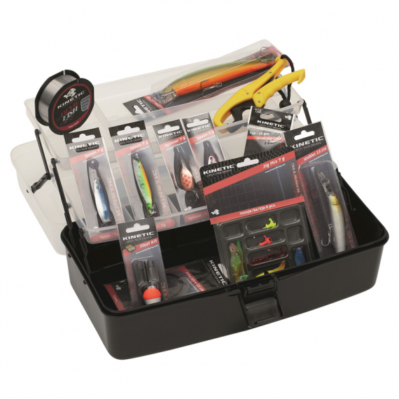 Kinetic Tackle Box Big Kit - Freshwater ryhmässä Vieheet / Viehesarjat @ Sportfiskeprylar.se (KS15077)