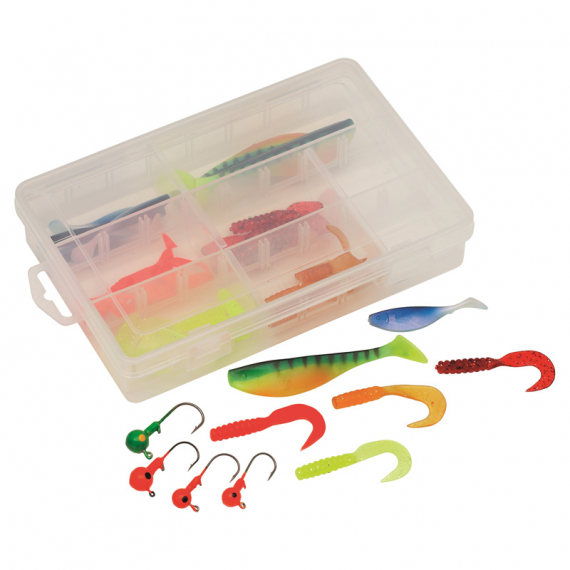 Kinetic Jig Kit Pike/Zander/Perch (32pcs) ryhmässä Vieheet / Viehesarjat @ Sportfiskeprylar.se (KS15145)
