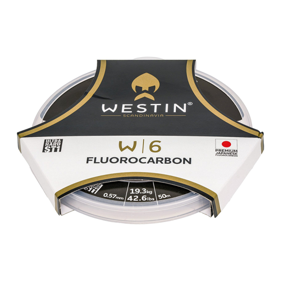 Westin W6 ST1 Fluorocarbon 50m ryhmässä Koukut & Tarvikkeet / perukkeet & perukemateriaalit / Perukemateriaalit / Perukemateriaali Fluorcarbon @ Sportfiskeprylar.se (L018-430-50r)