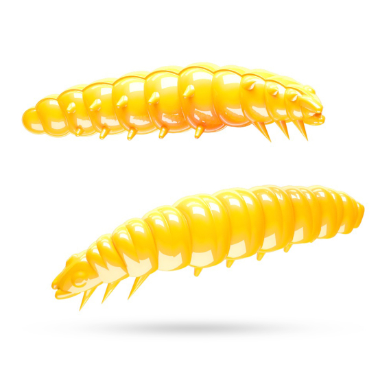 Libra Lures Larva 30 Krill (15-pack) - Yellow ryhmässä Vieheet / Jigit ja keinosyötit / Ravut ja Creaturebaits-syötit / Otusjigit @ Sportfiskeprylar.se (L30K15P-007)
