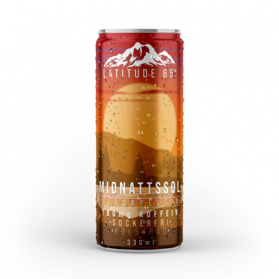 Latitude 65, 330ml - Midnattsol ryhmässä Retkeily / ulkoilu / Leirimuonat / Juomat @ Sportfiskeprylar.se (L65-MIDNATT)