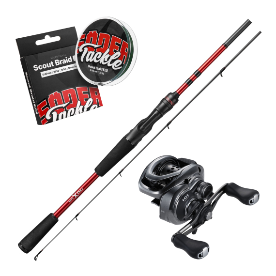 Lake X Perch 7\'2\'\' X-Fast Action ML 5-25g Casting Combo ryhmässä Kalastussetit / Heittokalastussetit / Heittokalastussetit Ahven @ Sportfiskeprylar.se (LAKEXPERCHSLXCOMBO)