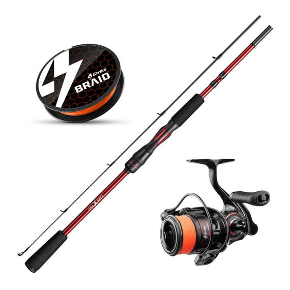 Lake X Perch 7\'2\'\' X-5-25g & Vortex Spinning Combo ryhmässä Kalastussetit / Virvelisetit / Ahvenen Avokelasetti @ Sportfiskeprylar.se (LAKEXPERCHVORTEXCOMBO)