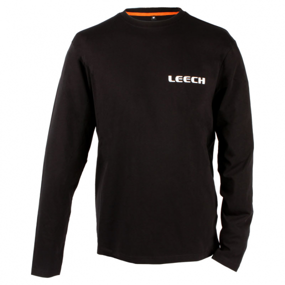 Leech T-Shirt Long Sleeve Black ryhmässä Vaatteet ja kengät / Vaatetus / Villapaidat / Pitkähihaiset t-paidat @ Sportfiskeprylar.se (LEECH3002-Mr)