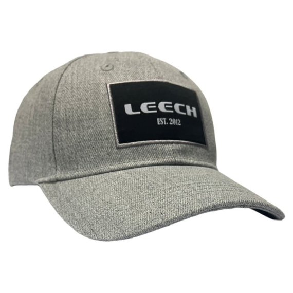 Leech Cap Grey Badge ryhmässä Vaatteet ja kengät / Lippalakit ja päähineet / Lippikset / Dad Caps @ Sportfiskeprylar.se (LEECH3031)