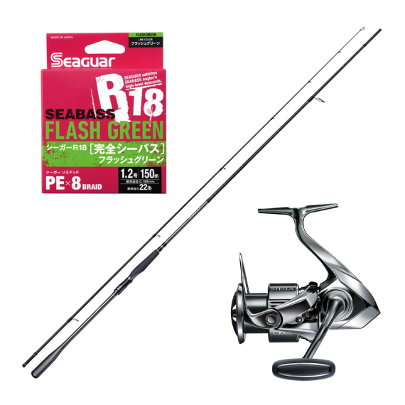 Shimano Lesath & Stella Seatrout Spinning Combo 2.74m 5-25g ryhmässä Kalastussetit / Virvelisetit / Meritaimen Avokelasetti @ Sportfiskeprylar.se (LESATHSTELLACOMBO)