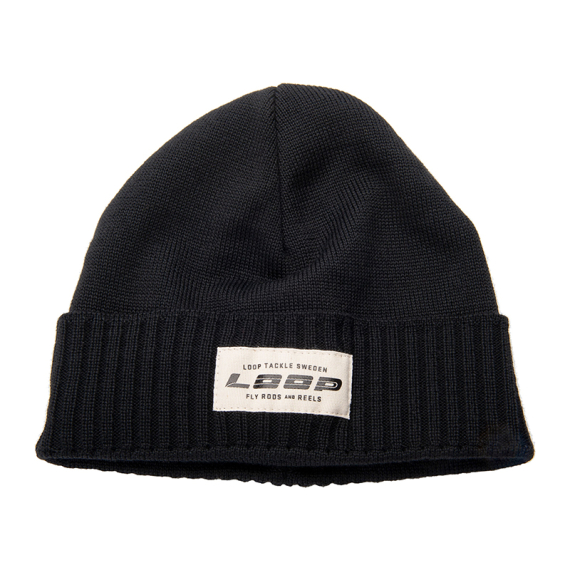 Loop Logo Beanie - Black ryhmässä Vaatteet ja kengät / Lippalakit ja päähineet / Lippikset @ Sportfiskeprylar.se (LFC-56)