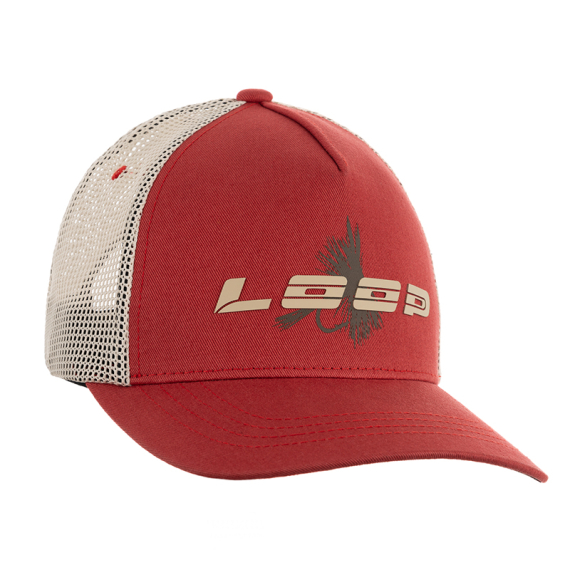 Loop Fly Trucker Cap - Burnt Russet ryhmässä Vaatteet ja kengät / Lippalakit ja päähineet / Lippikset @ Sportfiskeprylar.se (LFTC01-201)