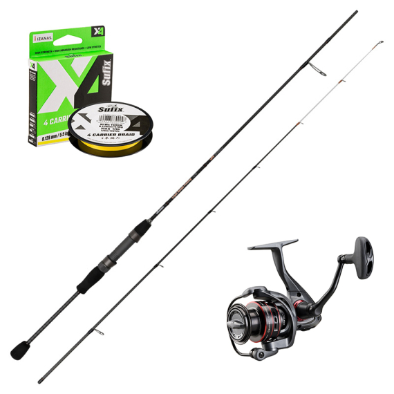Okuma Light Range Fishing UFR 6\'1\'\' 185cm 1-7g Combo ryhmässä Kalastussetit / Virvelisetit / Jalokala Avokelasetti @ Sportfiskeprylar.se (LIGHTRANGECEYMARCOMBO)