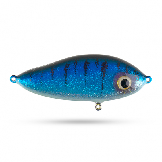 Lovely Lures Roky 105mm, 52g - Electric Blue ryhmässä Vieheet / Käsintehty vieheet / Käsintehty Jerkbaits @ Sportfiskeprylar.se (LLROKY105-7)