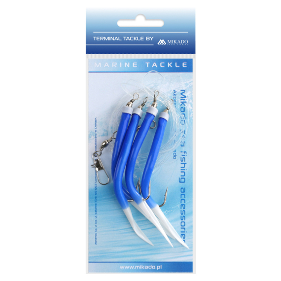 Mikado Gummi Makk Rig ryhmässä Vieheet / Merikalastussyötit / Houkutinrigit & jäämeririgit @ Sportfiskeprylar.se (LS-A220-20r)