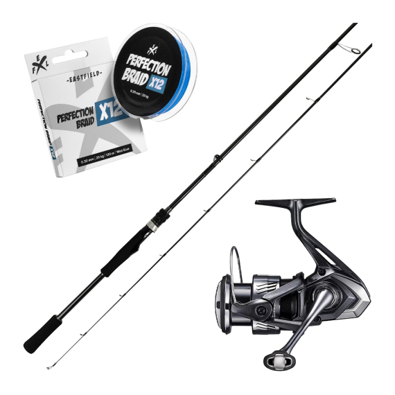 Lunker Stick Moving Bait Special & Miravel Combo 6\'9\'\' 6-23g ryhmässä Kalastussetit / Virvelisetit / Ahvenen Avokelasetti @ Sportfiskeprylar.se (LUNKERSTICKMIRAVEL26SET)