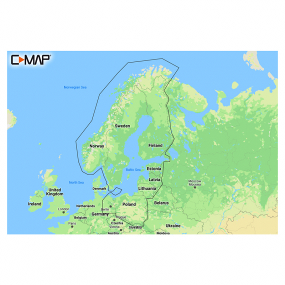 C-MAP Discover - Baltic ryhmässä Veneilyelektroniikka & veneily / Kartat @ Sportfiskeprylar.se (M-EN-Y055-MS)