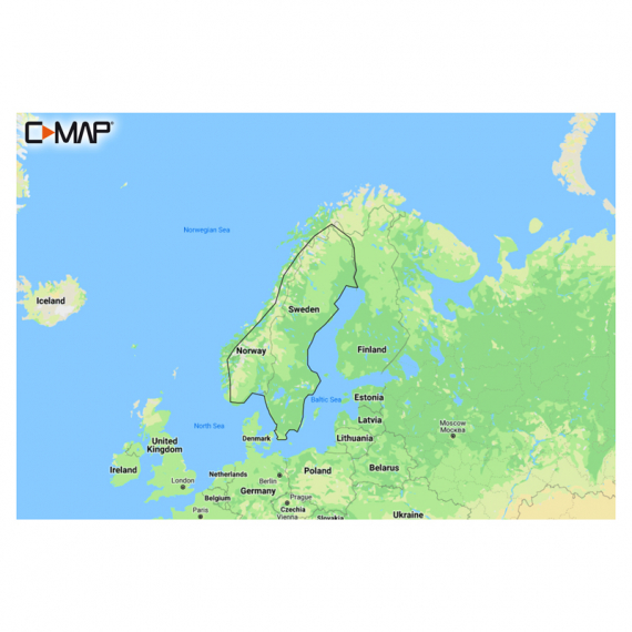 C-MAP Discover - Scandinavia Inland Waters ryhmässä Veneilyelektroniikka & veneily / Kartat @ Sportfiskeprylar.se (M-EN-Y210-MS)