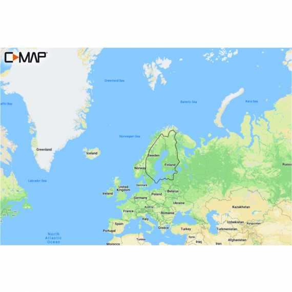 C-MAP Reveal - Finland Lakes ryhmässä Veneilyelektroniikka & veneily / Kartat @ Sportfiskeprylar.se (M-EN-Y326-MS)