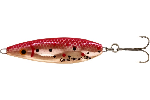 Westin Great Heron 13g 5,5cm Bloody Copper ryhmässä Vieheet / Taimenvieheet ja rannikkovaaput / Meritaimenvieheet @ Sportfiskeprylar.se (M095-288-062)