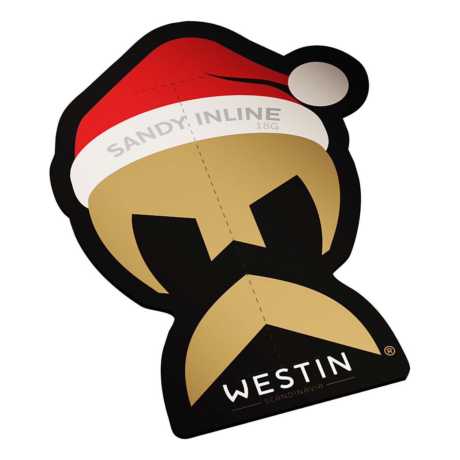 Westin Sandy Inline Christmas Edition 26 18g 10.5cm ryhmässä Muut / Lahjat Ja Lahjaoppaat / Joulukalenterit @ Sportfiskeprylar.se (M106-1604-066)