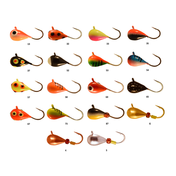 FIBE Mormyska M11 ryhmässä Vieheet / Pilkkiminen jigi - vieheet / Mormyskas @ Sportfiskeprylar.se (M11-40-13r)