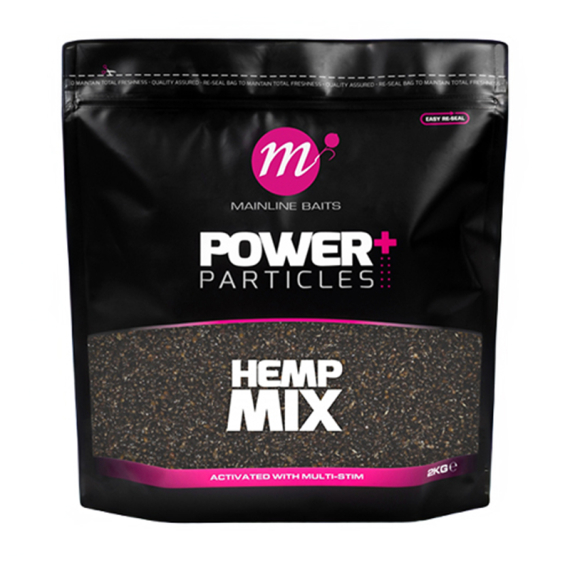Mainline Power+ Hemp Mix 2kg ryhmässä Vieheet / Boiliet, Hook-syötit & Mäski / Partikkelit @ Sportfiskeprylar.se (M37023)