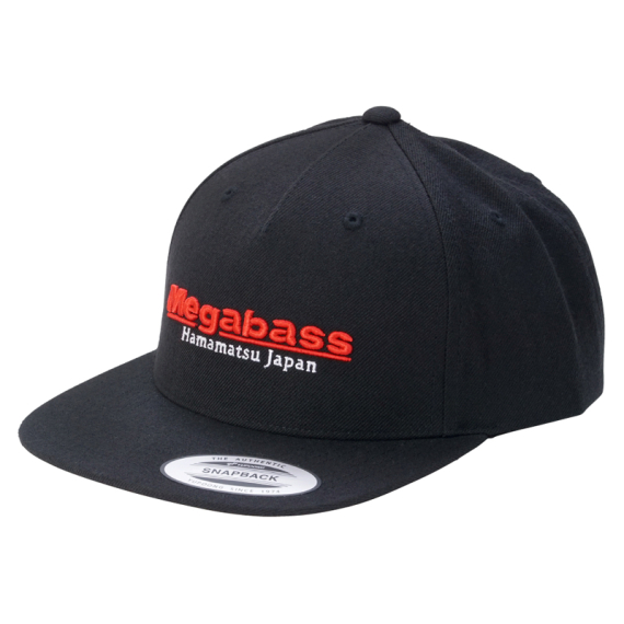 Megabass Cap Classic Snapback Black/Red ryhmässä Vaatteet ja kengät / Lippikset ja päähineet / Lippikset / Snapback-lippikset @ Sportfiskeprylar.se (MB-00000046718)