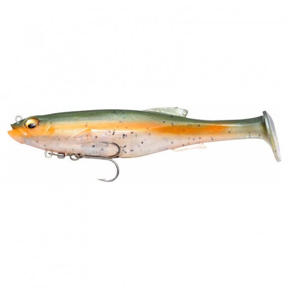 Megabass Magdraft 10\'\', 25cm - Rainbow ryhmässä Vieheet / Swimbaits / Pehmeä swimbaitit @ Sportfiskeprylar.se (MB-MD10-4513473397097)