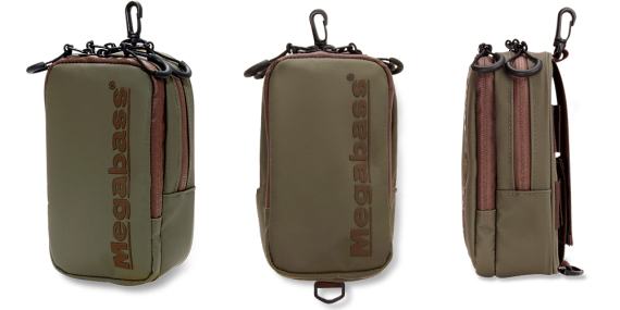 Megabass Mobile Pouch II - Khaki Brown ryhmässä Säilytys / Muut varastointi @ Sportfiskeprylar.se (MB4513473552014)