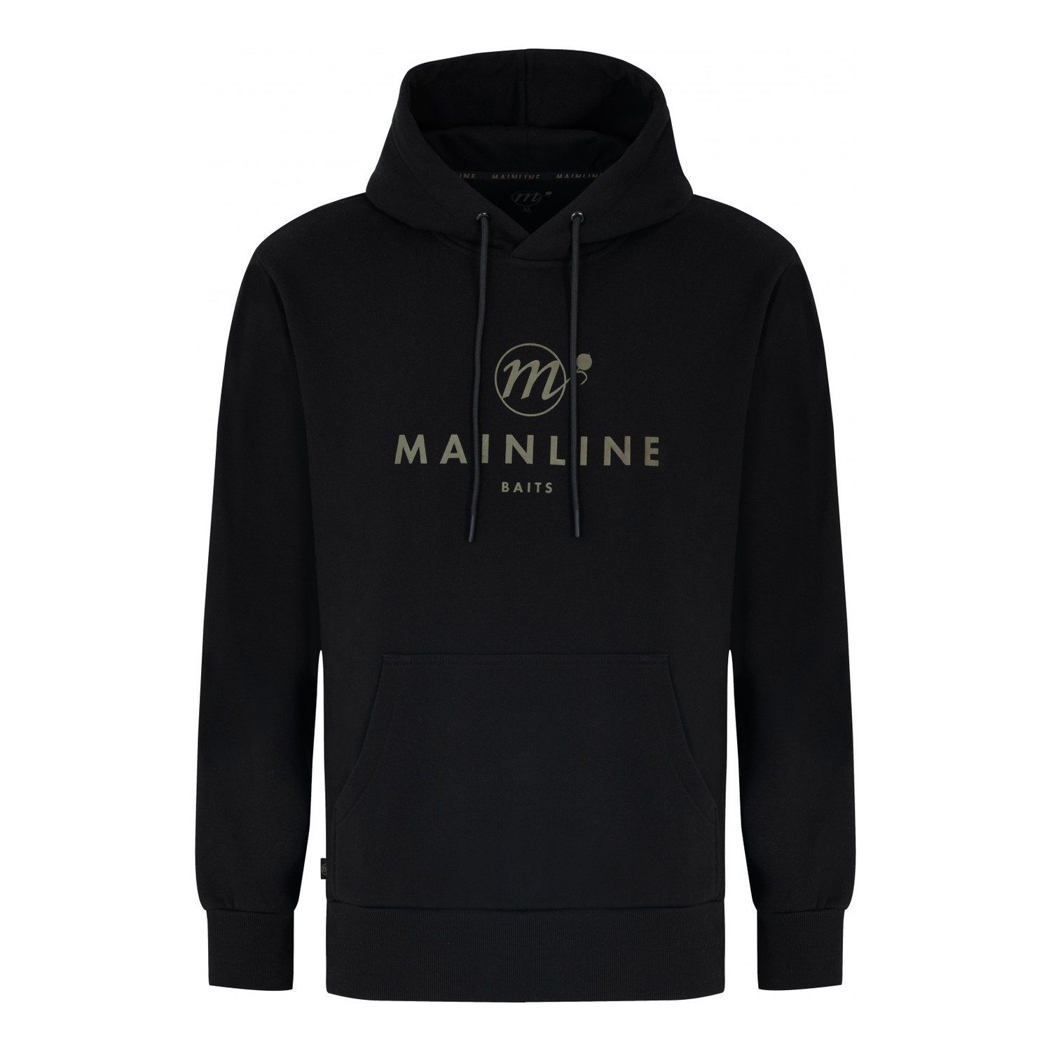 Mainline Carp Hoodie Black Edition ryhmässä Vaatteet ja kengät / Vaatetus / Villapaidat / Hupparit @ Sportfiskeprylar.se (MCL038r)