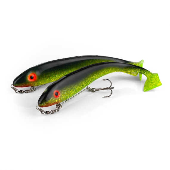 SvartZonker McRubber Shad 23cm Stinger Bundle (2-pack) ryhmässä Vieheet / Viehesarjat / Syöttipaketit hauelle @ Sportfiskeprylar.se (MCRUBBERSHAD23SET)