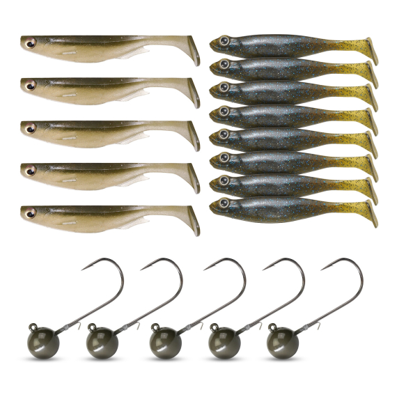 Megabass Jig Pack Perch ryhmässä Vieheet / Viehesarjat / Viehesarjat ahven @ Sportfiskeprylar.se (MEGABASSJIGGPAKET)