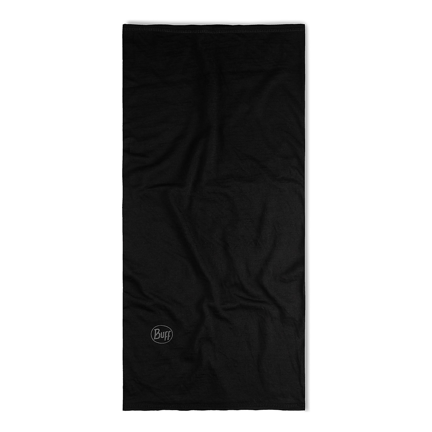Buff Merino Lightweight - Solid Black ryhmässä Vaatteet ja kengät / Vaatetus / Huivit & kasvosuojat @ Sportfiskeprylar.se (MERINO-SOLIDBLACK)