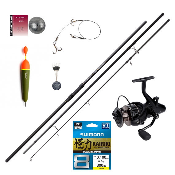 Mikado Intro Carp II 300cm 3 LBS Predator Starting Kit Combo ryhmässä Kalastussetit / Specimenyhdistelmät / Predator Set @ Sportfiskeprylar.se (MIKADOPREDATORSTARTINGSET)