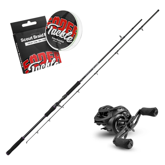 Mikado X Söder Tackle Downsize Pike Combo ryhmässä Kalastussetit / Heittokalastussetit / Hyrräkelasetit Hauki @ Sportfiskeprylar.se (MIKADOSODERSET)