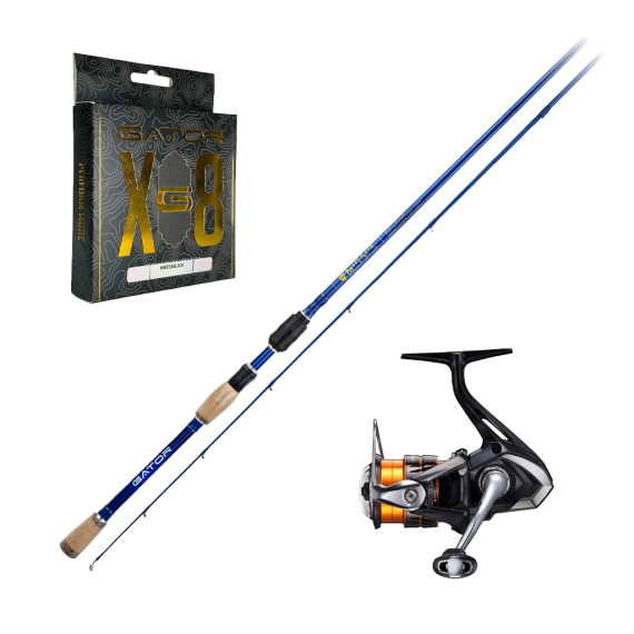 Gator Mirage 6\'10\'\' Zephyr Spinning Combo 3-15g ryhmässä Kalastussetit / Virvelisetit / Ahvenen Avokelasetti @ Sportfiskeprylar.se (MIRAGEPERCHSPINNINGCMB)