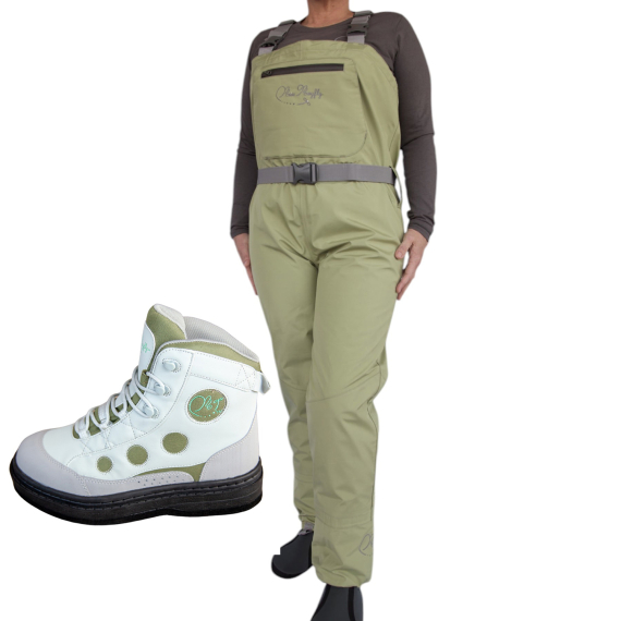 Miss Mayfly MOXIE Chameleon Women\'s Waders & Boots Combo ryhmässä Vaatteet ja kengät / Kahluuvarusteet / Kahluuvarussarjat @ Sportfiskeprylar.se (MISSMAYFLYSET)