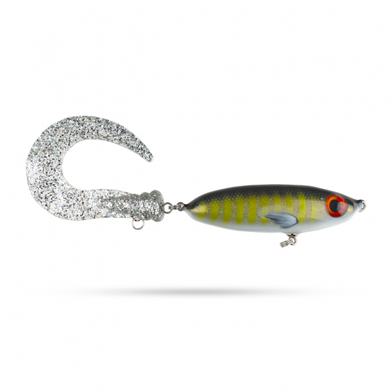 Mälaren Lures Spooke Tail 85g Slow Sink - Green Shiner ryhmässä Vieheet / Häntyrit & Hybridit @ Sportfiskeprylar.se (MLSPOOKE85-12)