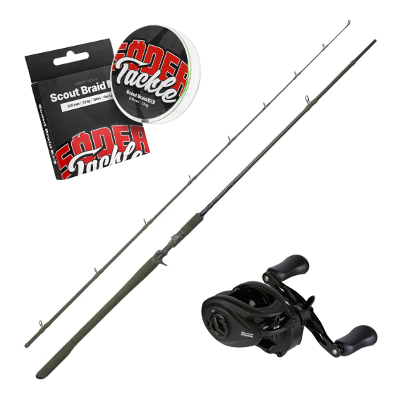 Savage Gear Alpha SG4 Monster Casting Combo 8\'6\'\' 150-450g ryhmässä Kalastussetit / Heittokalastussetit / Hyrräkelasetit Hauki @ Sportfiskeprylar.se (MONSTERCASTINGCOMBO)