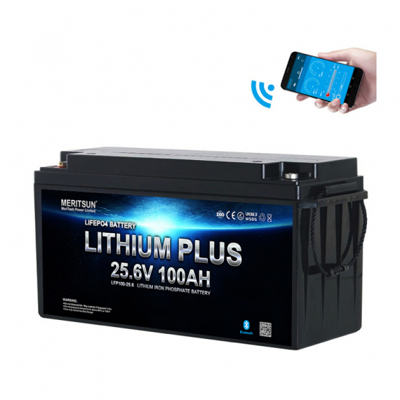 Meritsun Lithium Battery 24V 100Ah BT ryhmässä Veneilyelektroniikka & veneily / Akut & Laturit / Akut / Lithiumakut @ Sportfiskeprylar.se (MS256V100BT)