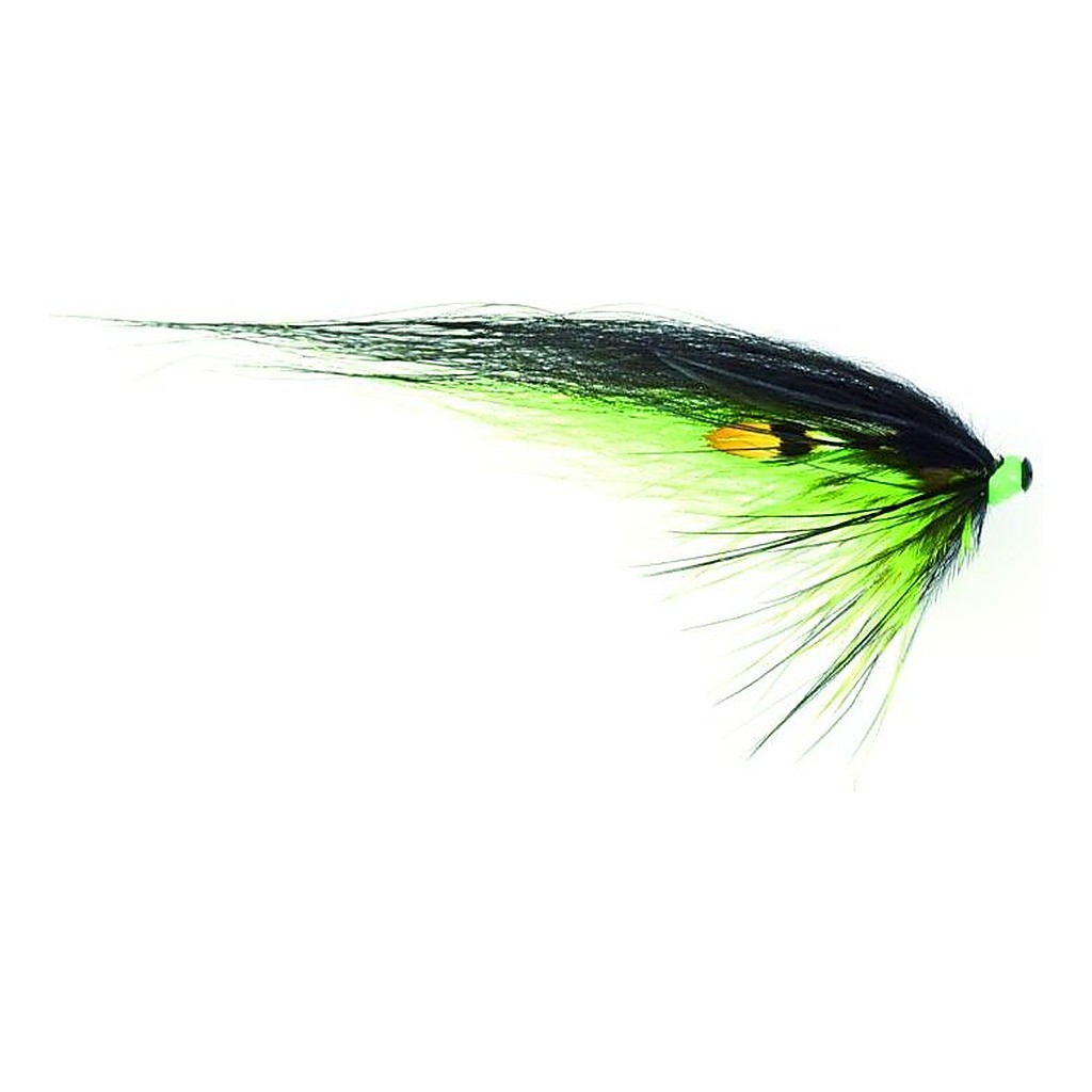 Frödin Micro Series - Black Green Helmet ryhmässä Kalastusmenetelmät / Perhokalastus / Perhot / Lohiperhot @ Sportfiskeprylar.se (MSBGr)